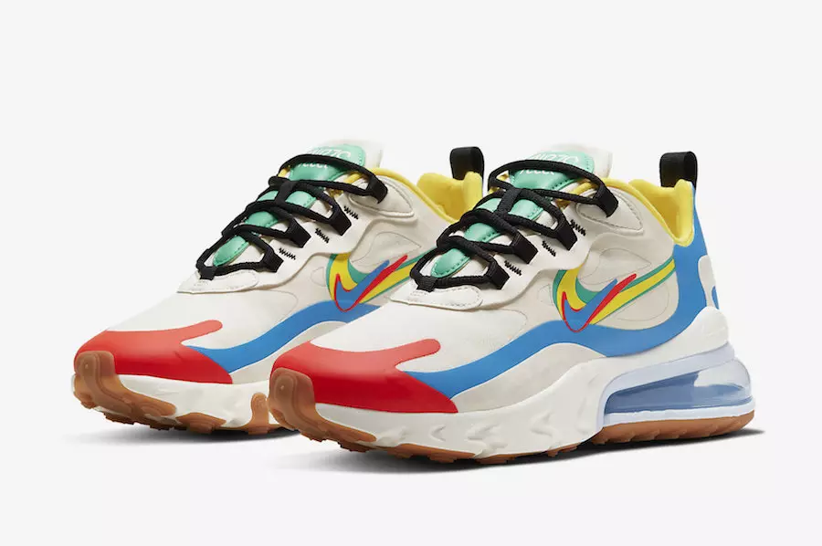 Nike Air Max 270 React Brand Heritage CT1634-100 תאריך שחרור