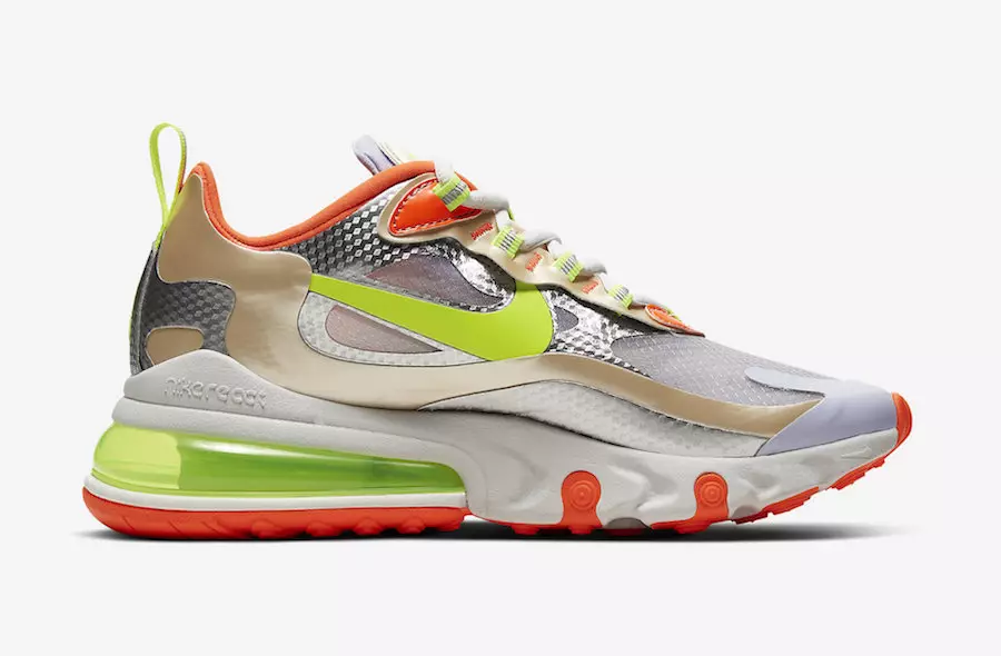 Nike Air Max 270 React CQ0210-101 ဖြန့်ချိသည့်ရက်စွဲ