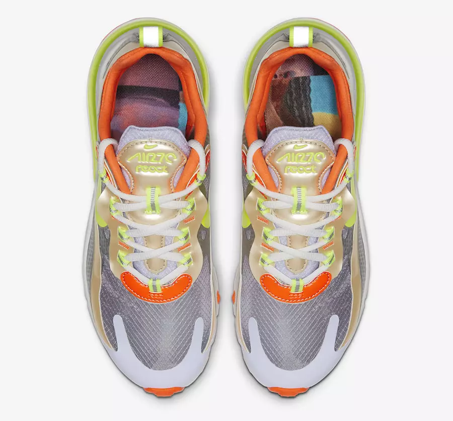 Nike Air Max 270 React CQ0210-101 ဖြန့်ချိသည့်ရက်စွဲ