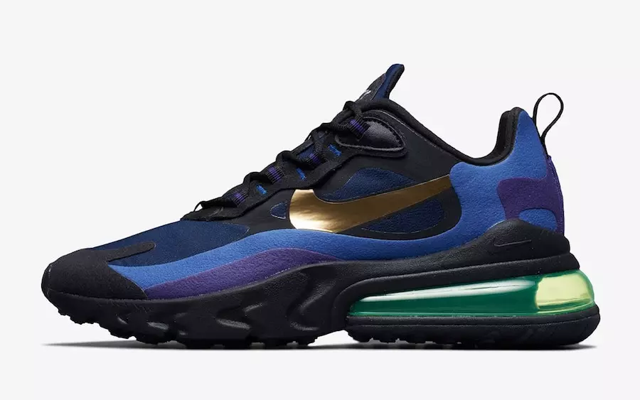 تاریخ عرضه Nike Air Max 270 React Deep Royal Blue Gold AO4971-005