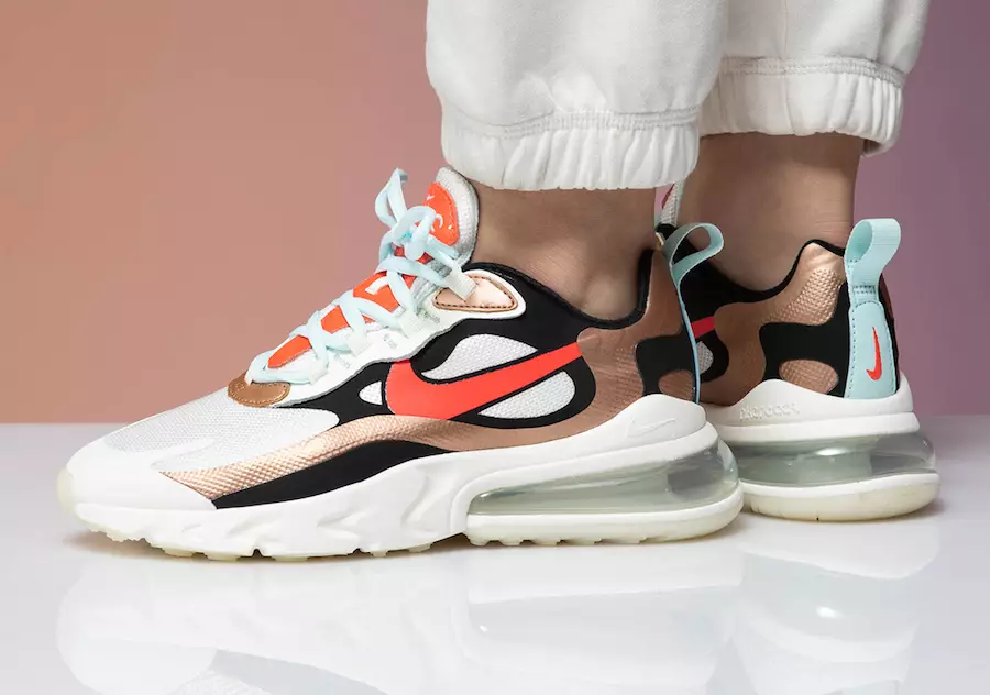 Nike Air Max 270 React Metallic Red Bronze CT3428-100 Data e publikimit