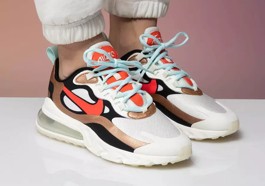 Nike Air Max 270 React Metallic Red Bronze CT3428-100 Útgáfudagur