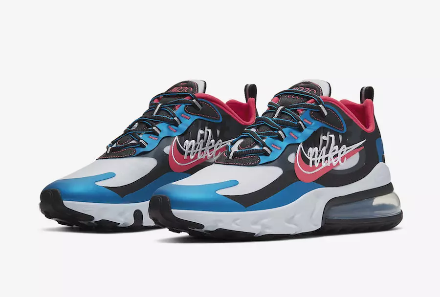 Date de sortie de la Nike Air Max 270 React Script Swoosh CT1616-400