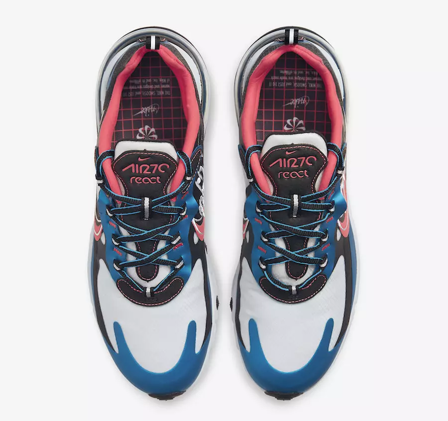 Nike Air Max 270 React Script Swoosh CT1616-400 תאריך שחרור