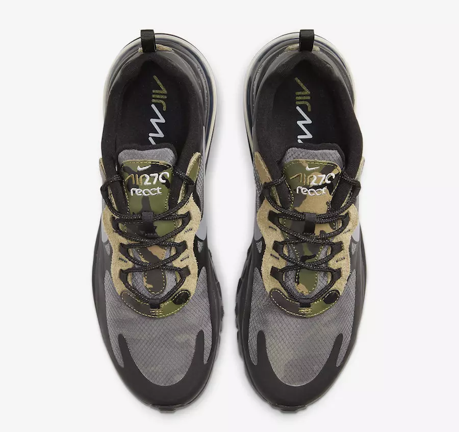 Nike Air Max 270 React Camo CT5528-001 Дата випуску