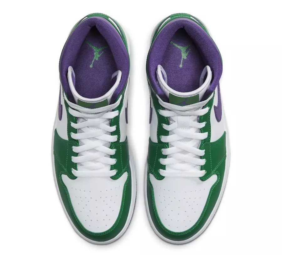 Air Jordan 1 Mid Hulk Green Purple Data de lançamento