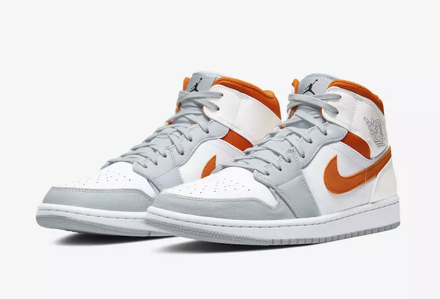 Air Jordan 1 Mid Starfish Orange Platinum CW7591-100 väljalaskekuupäev