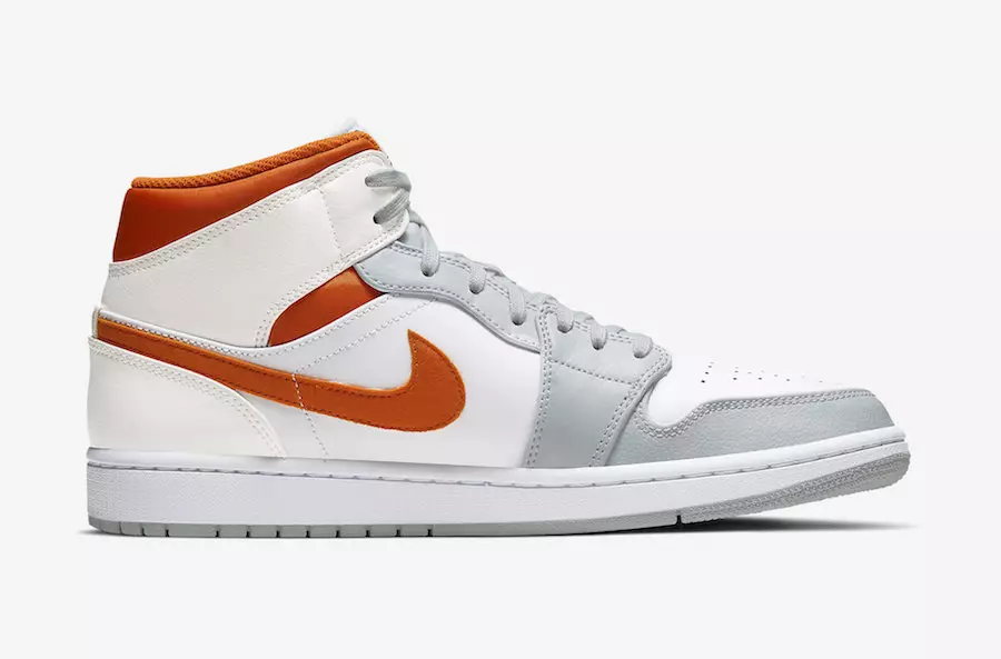 Air Jordan 1 Mid Starfish Orange Platinum CW7591-100 väljalaskekuupäev