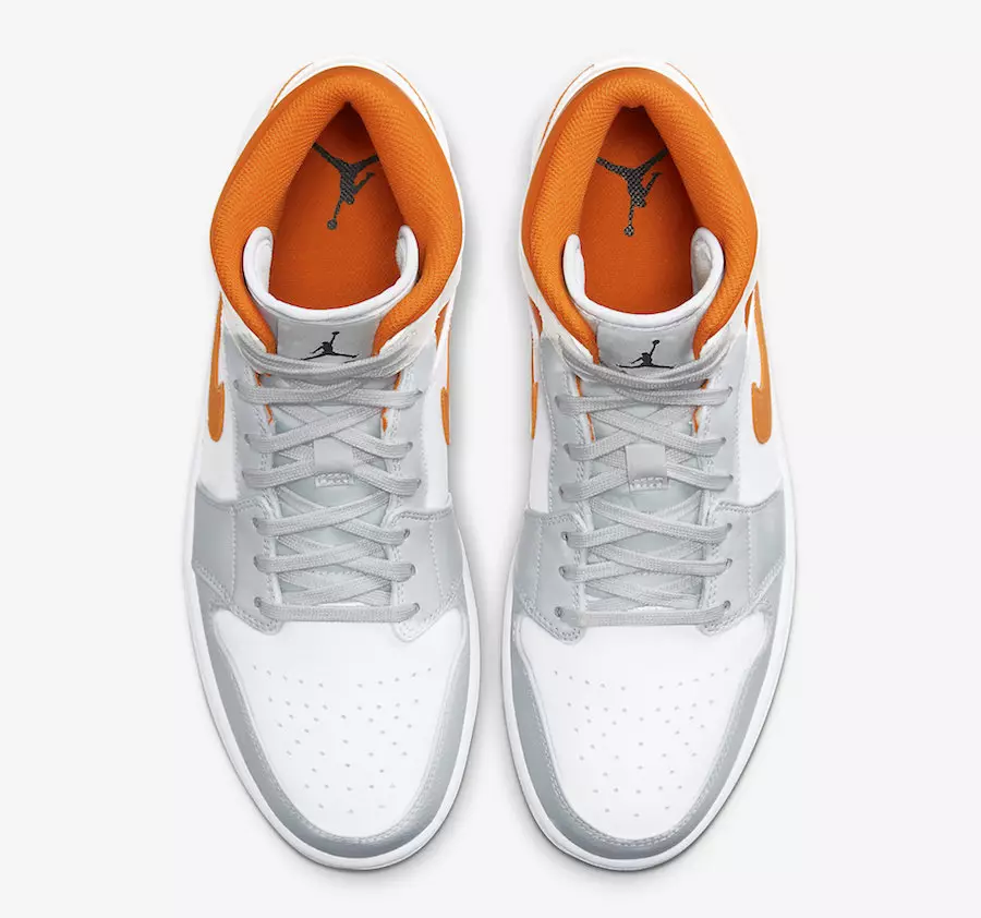 Air Jordan 1 Mid Starfish Orange Platinum CW7591-100 Дата випуску