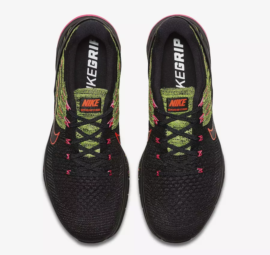 Nike Metcon DSX Flyknit Black Pink Volt 852930-014