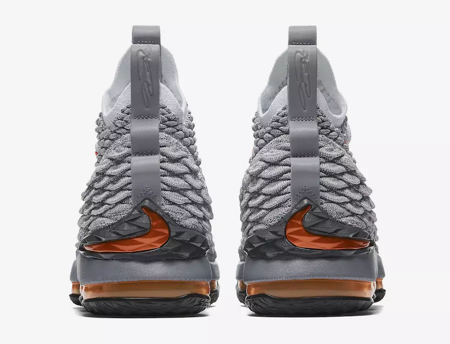 Nike LeBron 15 GS Sécherheet Orange Grey 922811-080