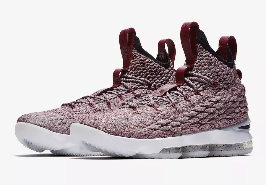 Nike LeBron 15 Kırmızı Flyknit Beyaz 897649-201