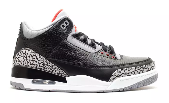 Air Jordan 3 Черный Цемент