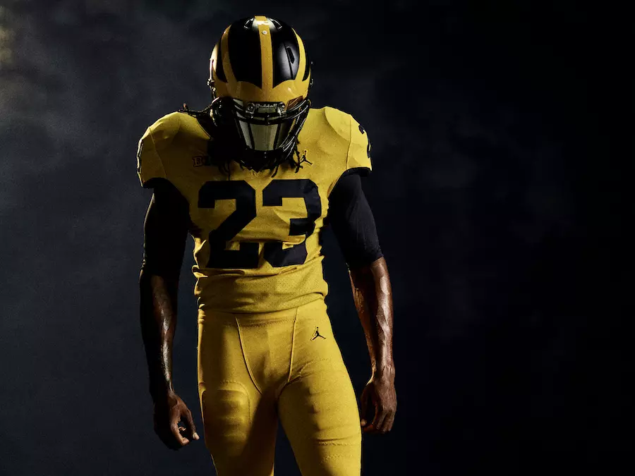 Jordan Brand Michigan Maize Uniforms