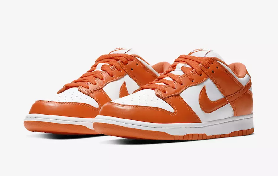 Giá ngày phát hành Nike Dunk Low Syracuse Orange White CU1726-101