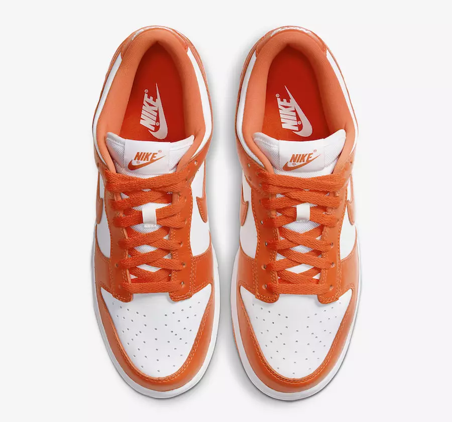 Giá ngày phát hành Nike Dunk Low Syracuse Orange White CU1726-101