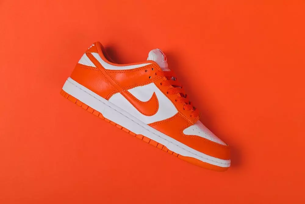Ngày phát hành Nike Dunk Low Syracuse Orange White CU1726-101