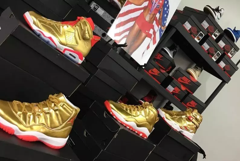 Brigetta Barretts Air Jordan Gold Collection