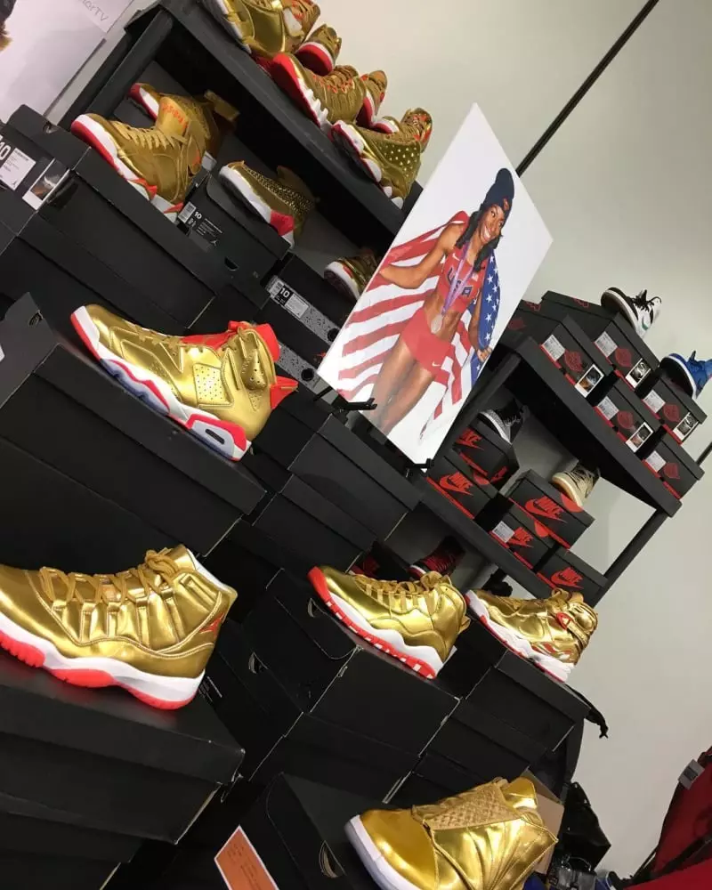 Brigetta Barrett Air Jordan Gold Collection