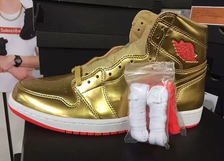 Brigetta Barrett Air Jordan1 1 Gold Collection