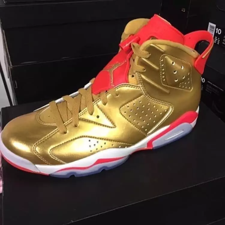 Brigetta Barrett Air Jordan 6 Gold Collection