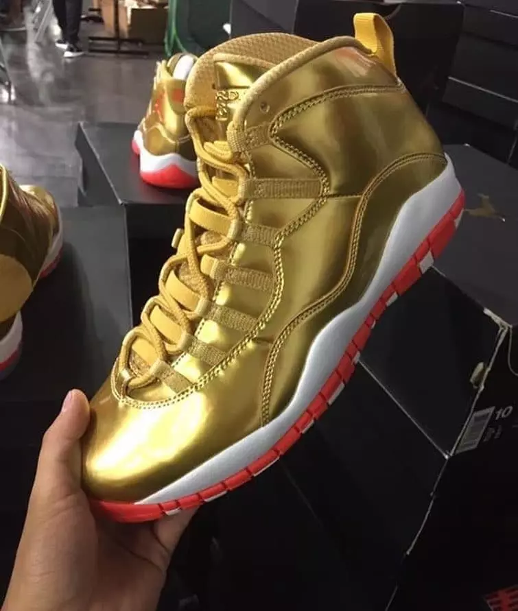 Brigetta Barrett Air Jordan 10 Gold Collection