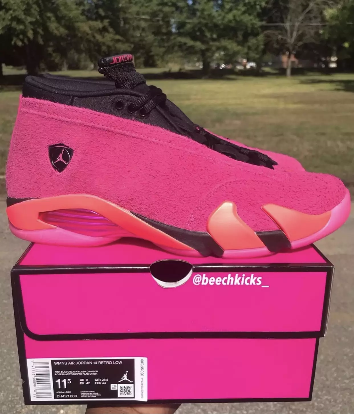 Air Jordan 14 Low Shocking Pink Blast DH4121-600 Väljalaskekuupäev