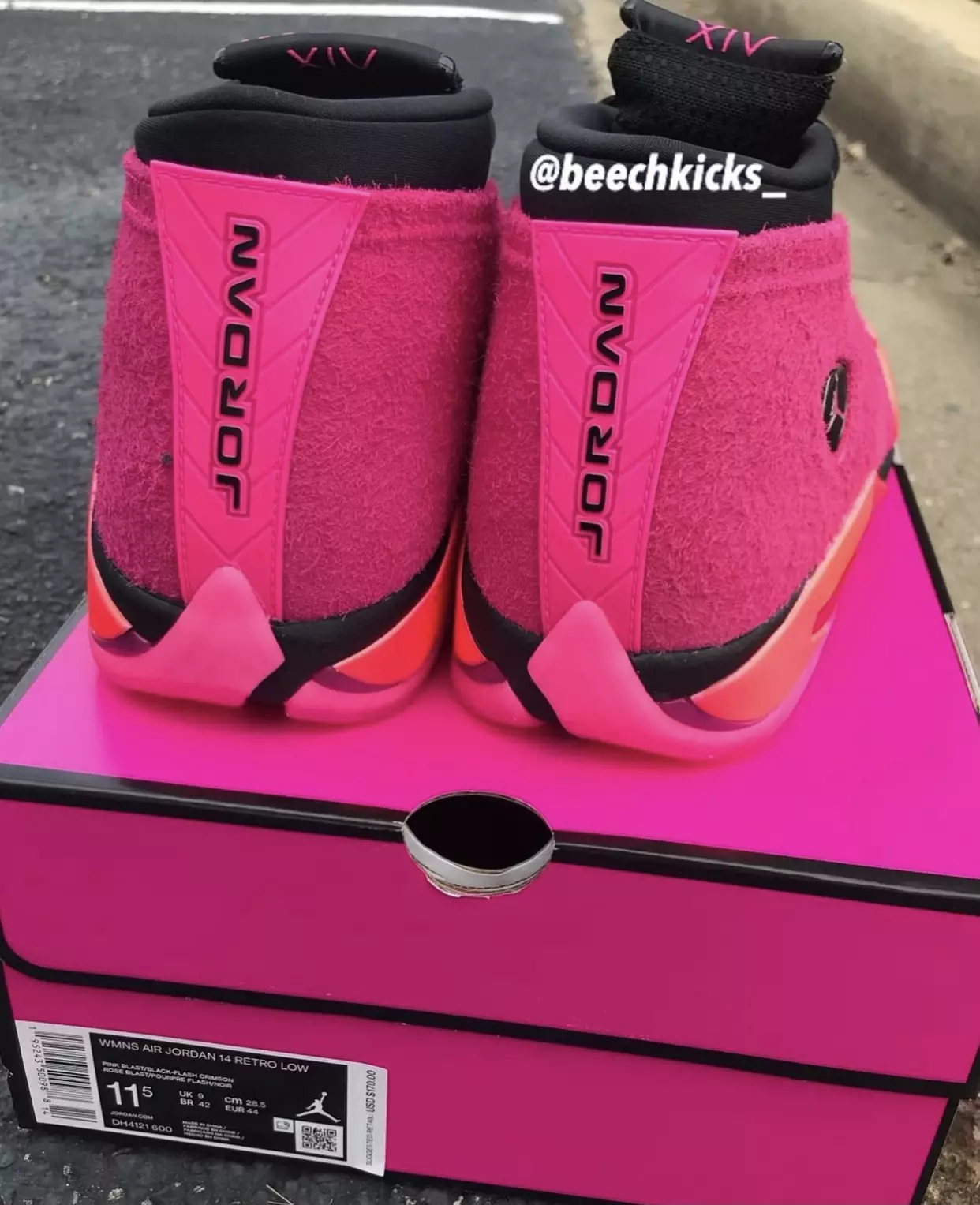 Air Jordan 14 Low Shocking Pink Blast DH4121-600 Išleidimo data