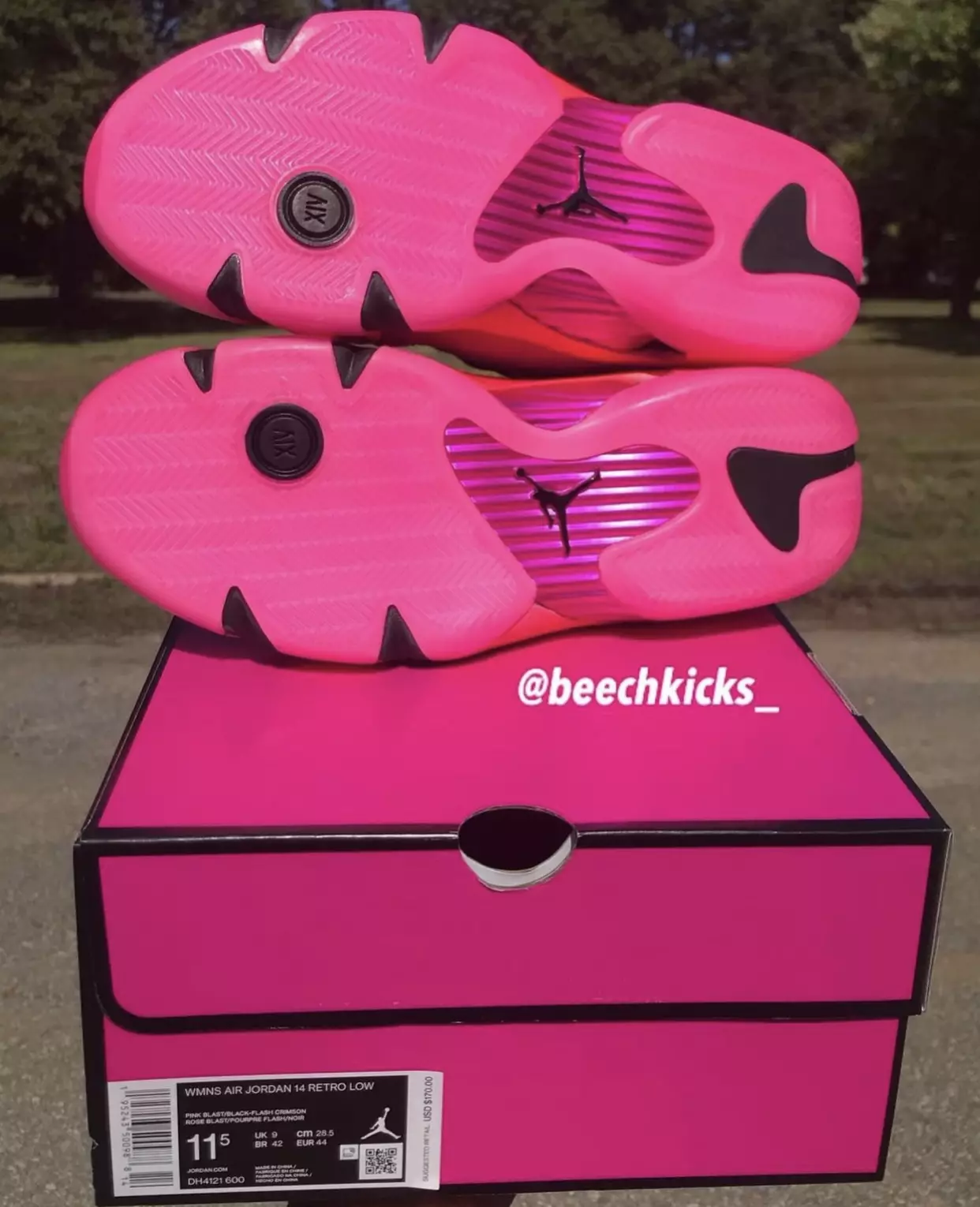 Air Jordan 14 Low Shocking Pink Blast DH4121-600 Дата на издаване