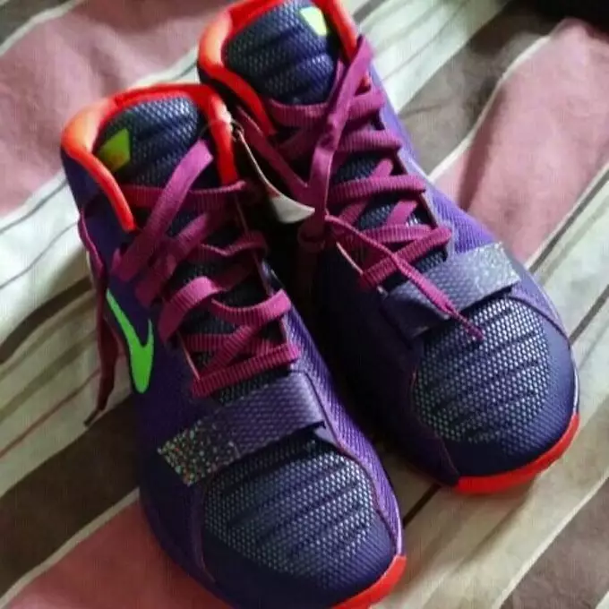 Nike KD Trey 5 III Nerf Lila Infraröd Lime