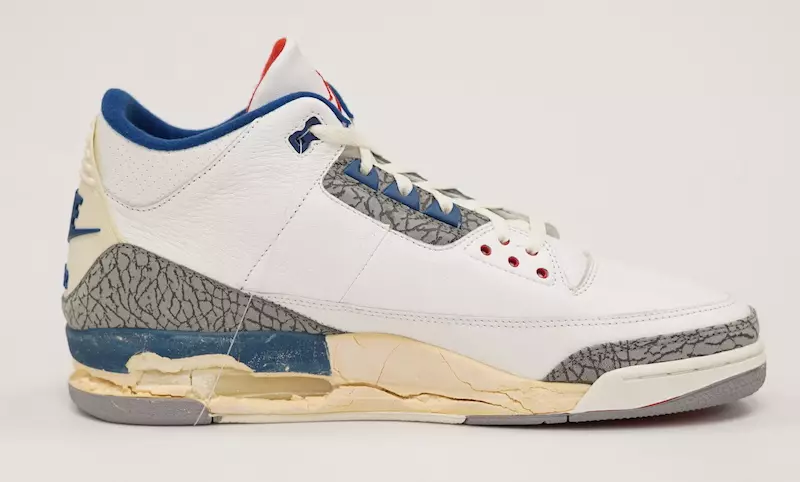 1988 Oriġinali Air Jordan 3 True Blue Nike Air