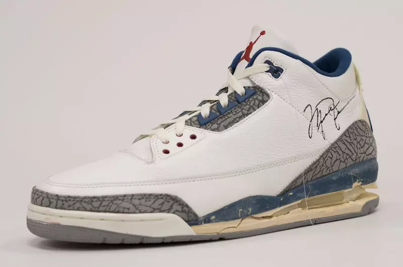 1988 yil Original Air Jordan 3 True Blue Nike Air