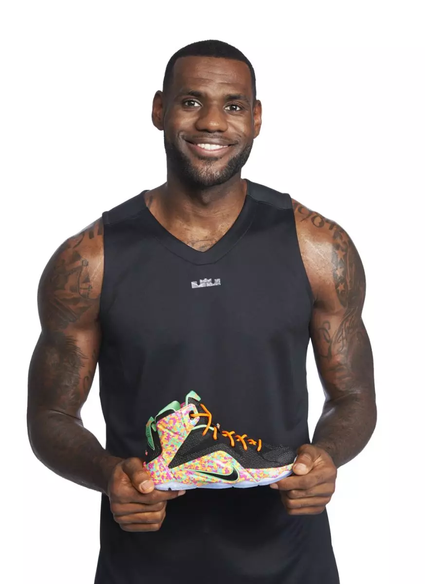 Nike LeBron 12 მარცვლეული ხილის კენჭი