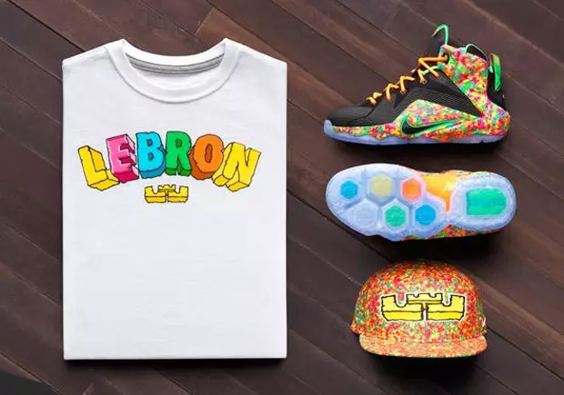 Nike LeBron 12 GS Fruity Pebbles — эксклюзивные детские кроссовки из линейки Nike LeBron 12. Кроссовки Nike LeBron 12 GS Fruit Pebbles