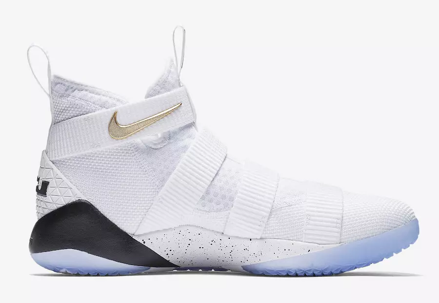 Nike LeBron Soldier 11 طلای سفید متالیک مشکی 897644-101