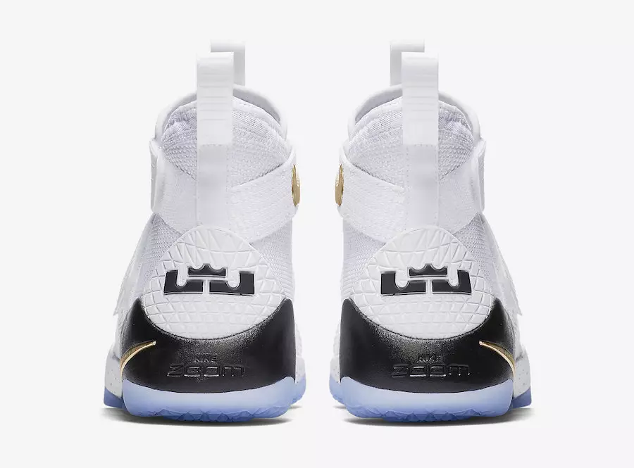 Nike LeBron Soldier 11 fehér metál arany fekete 897644-101