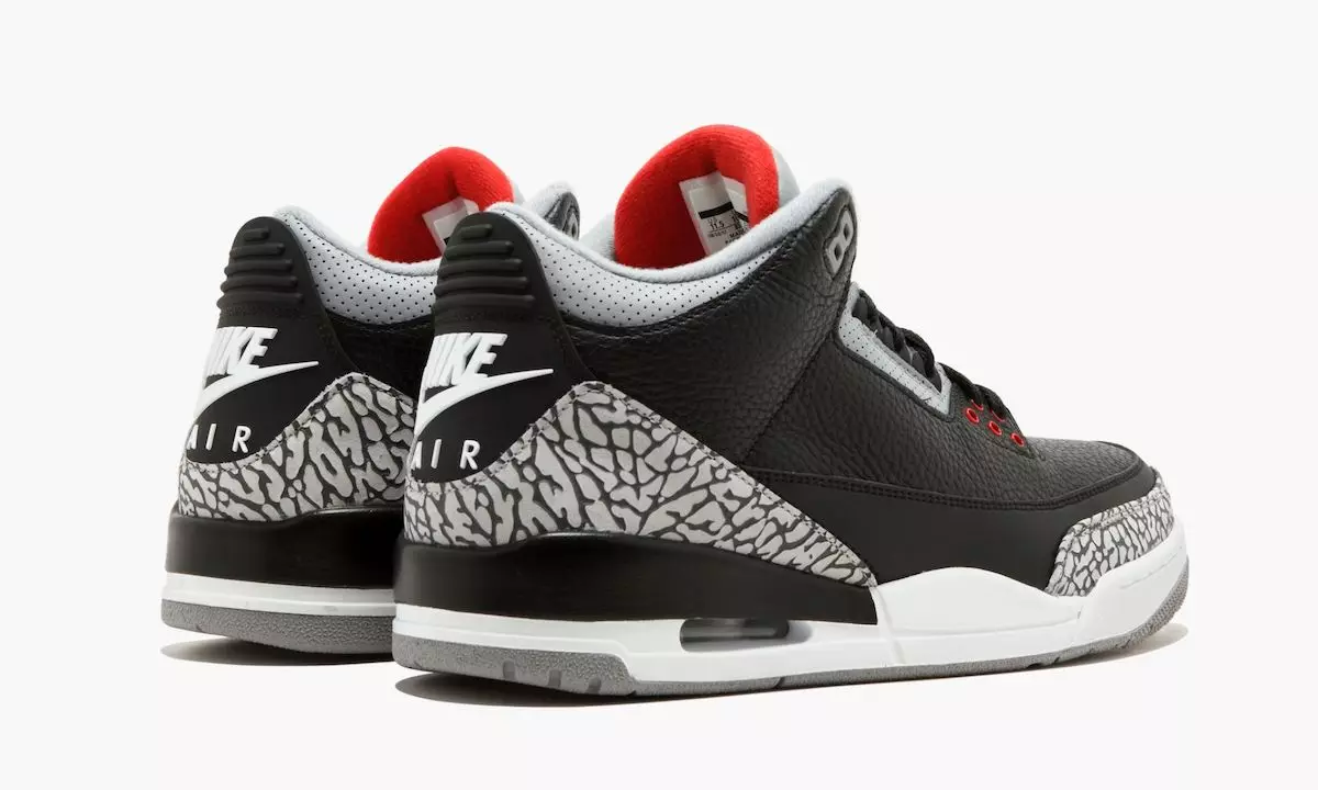 Air Jordan 3 Çimento e Zezë 2018