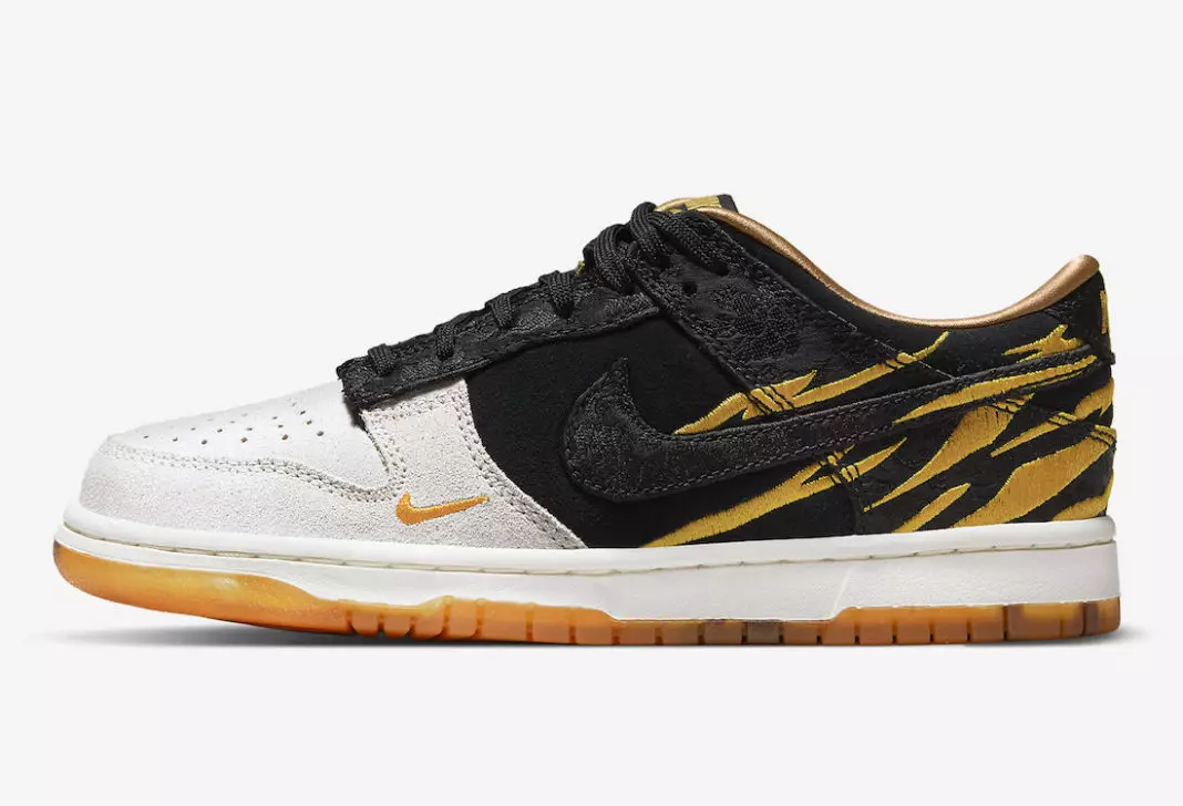 Дата выпуску Nike Dunk Low Year of the Tiger DQ5351-001