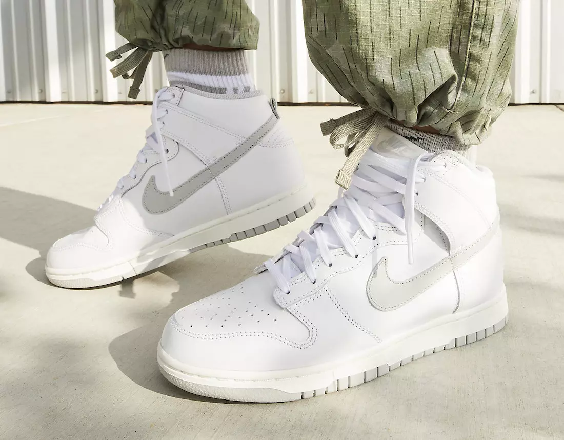 Nike Dunk High White Griż DD1869-111 Data ta 'Ħruġ