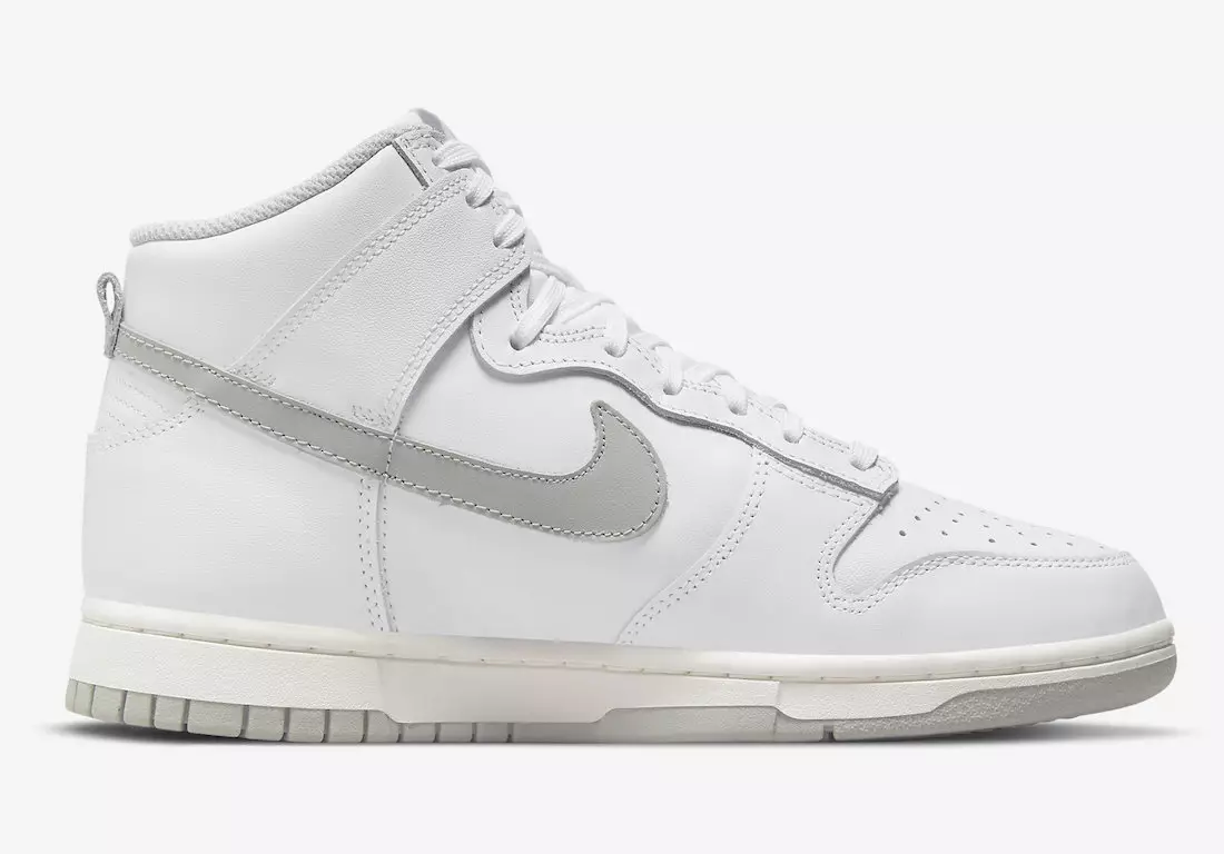 Nike Dunk High White Griż DD1869-111 Data ta 'Ħruġ