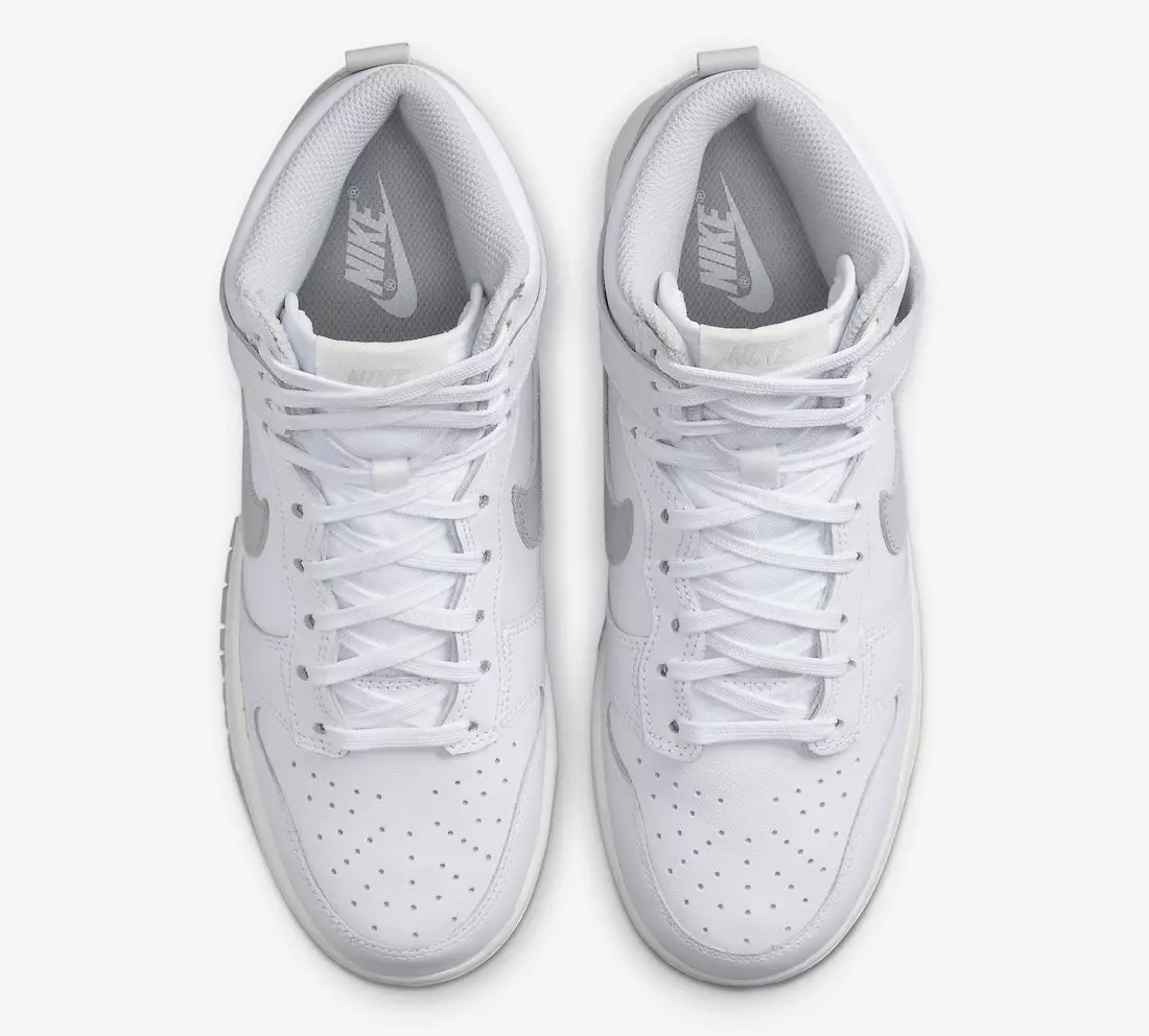 Nike Dunk High White Grey DD1869-111 Data e publikimit