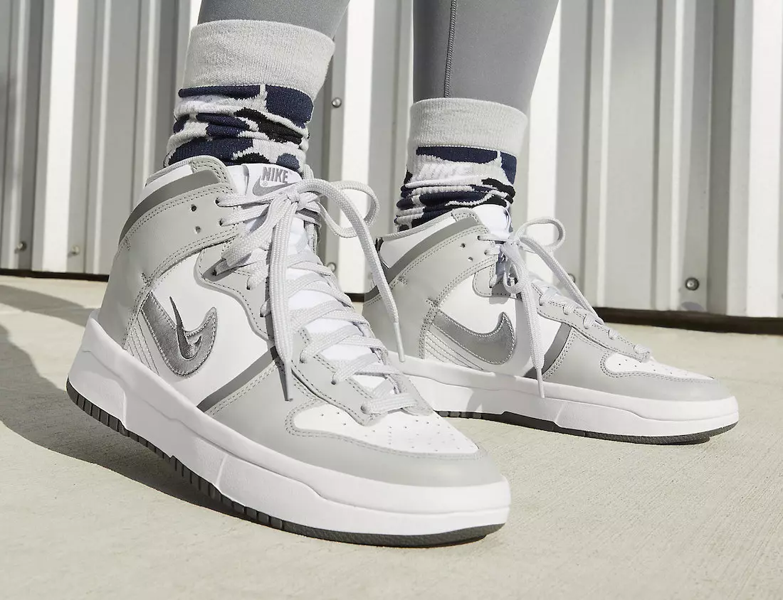 Nike Dunk High Up шинэ саарал өнгөөр тодорлоо