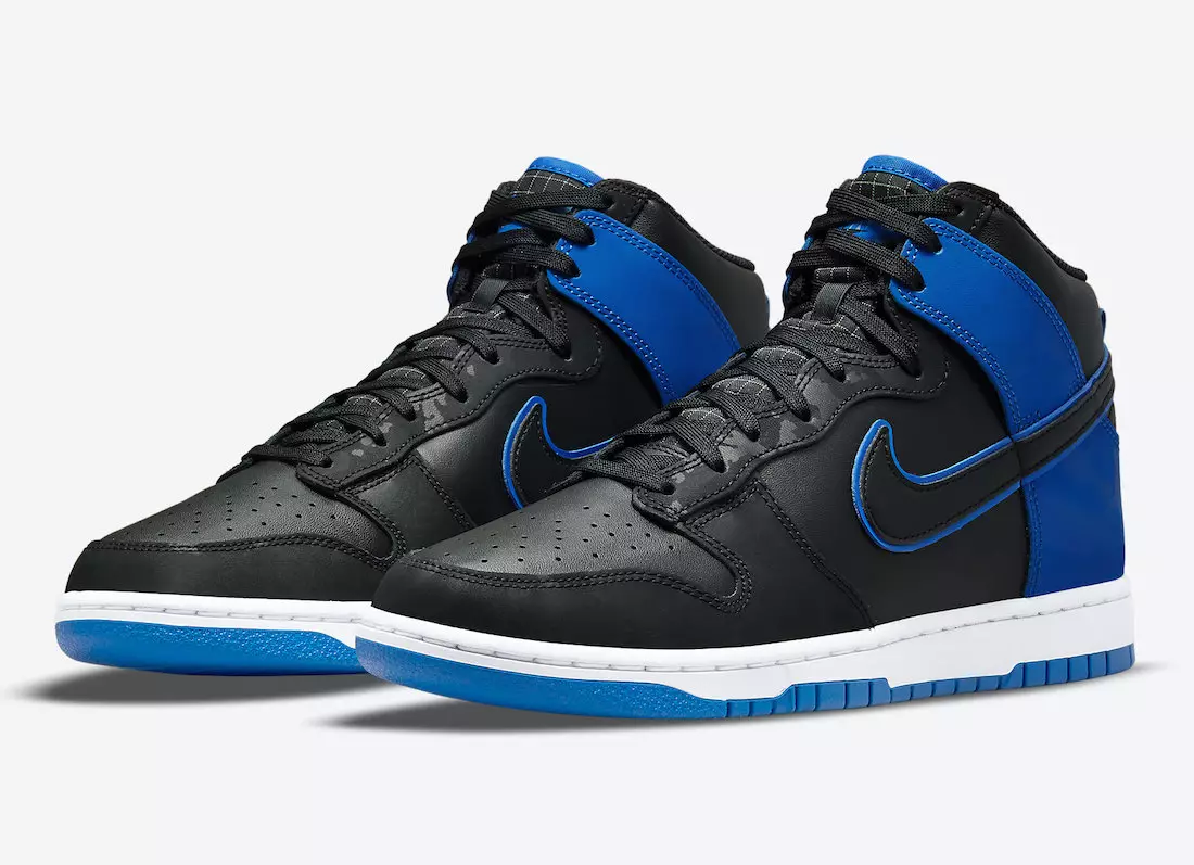 Nike Dunk High Black Hyper Royal White DD3359-001 تاريخ الإصدار