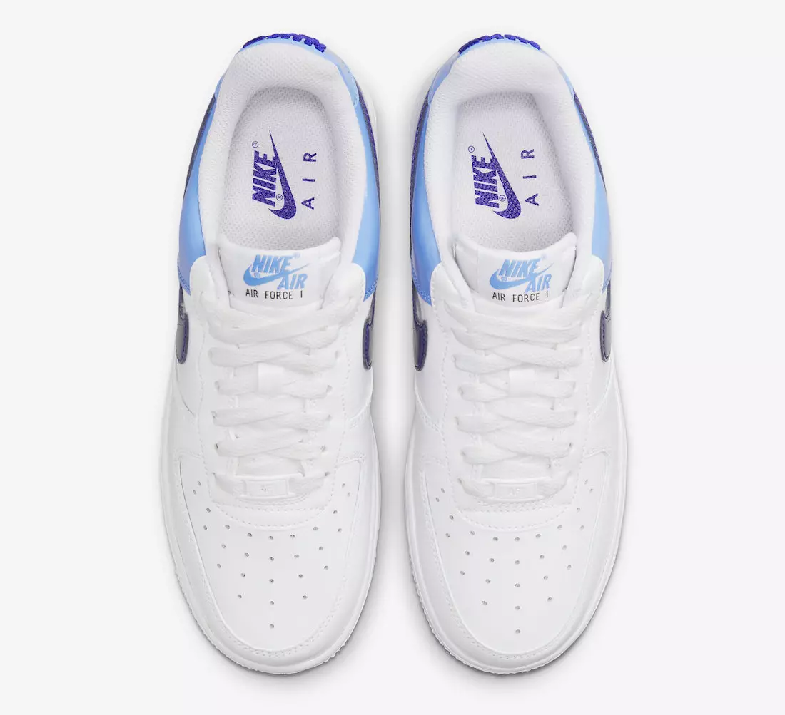 Nike Air Force 1 Low Wit Blauw DJ9942-400 Releasedatum