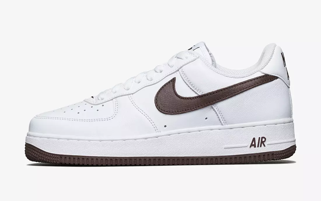 Nike Air Force 1 נידעריק ווייסע שאָקאָלאַד DM0576-100 מעלדונג טאָג