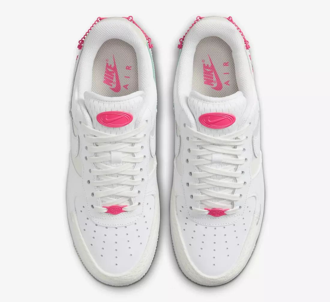 Nike Air Force 1 Low Pink Bling DX6061-111 թողարկման ամսաթիվ