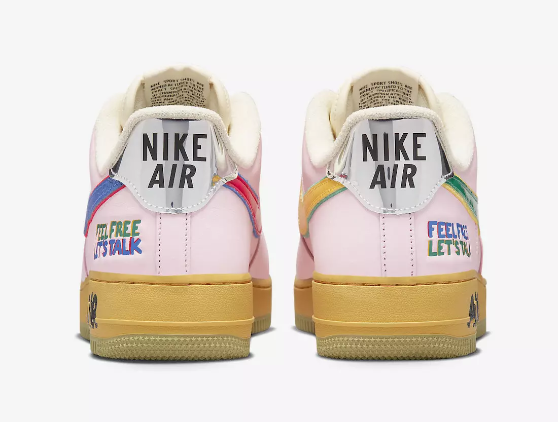 Nike Air Force 1 נידעריק פילן פריי לעץ רעדן DX2667-600 מעלדונג טאָג