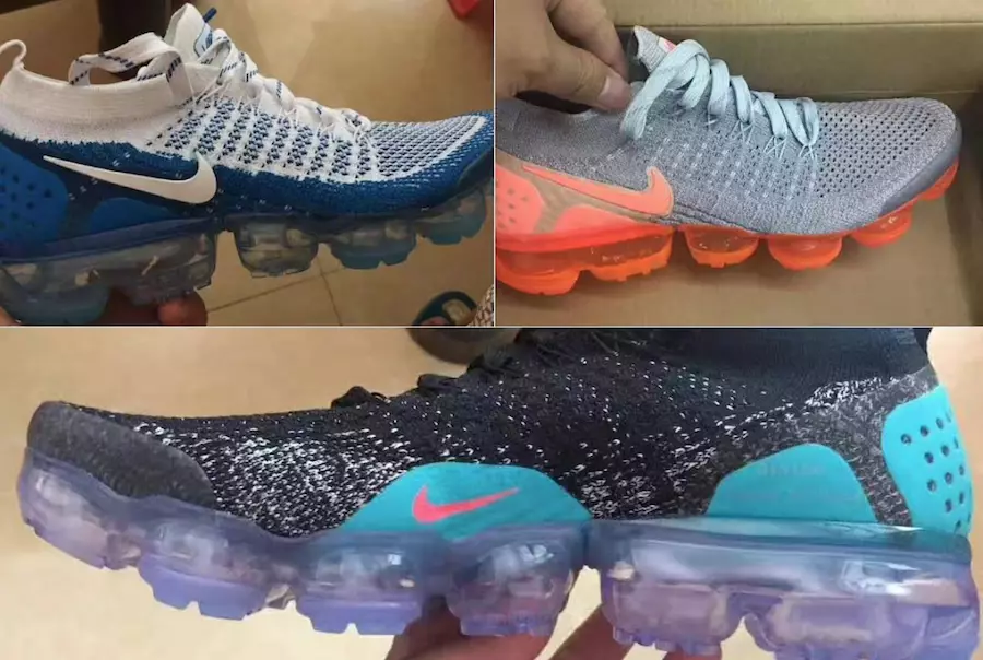 2018년 출시 예정인 Nike Air VaporMax 샘플 살펴보기