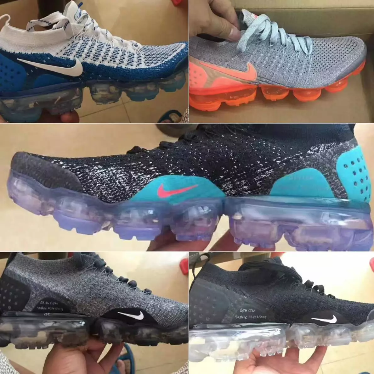 Nike Air VaporMax Samples