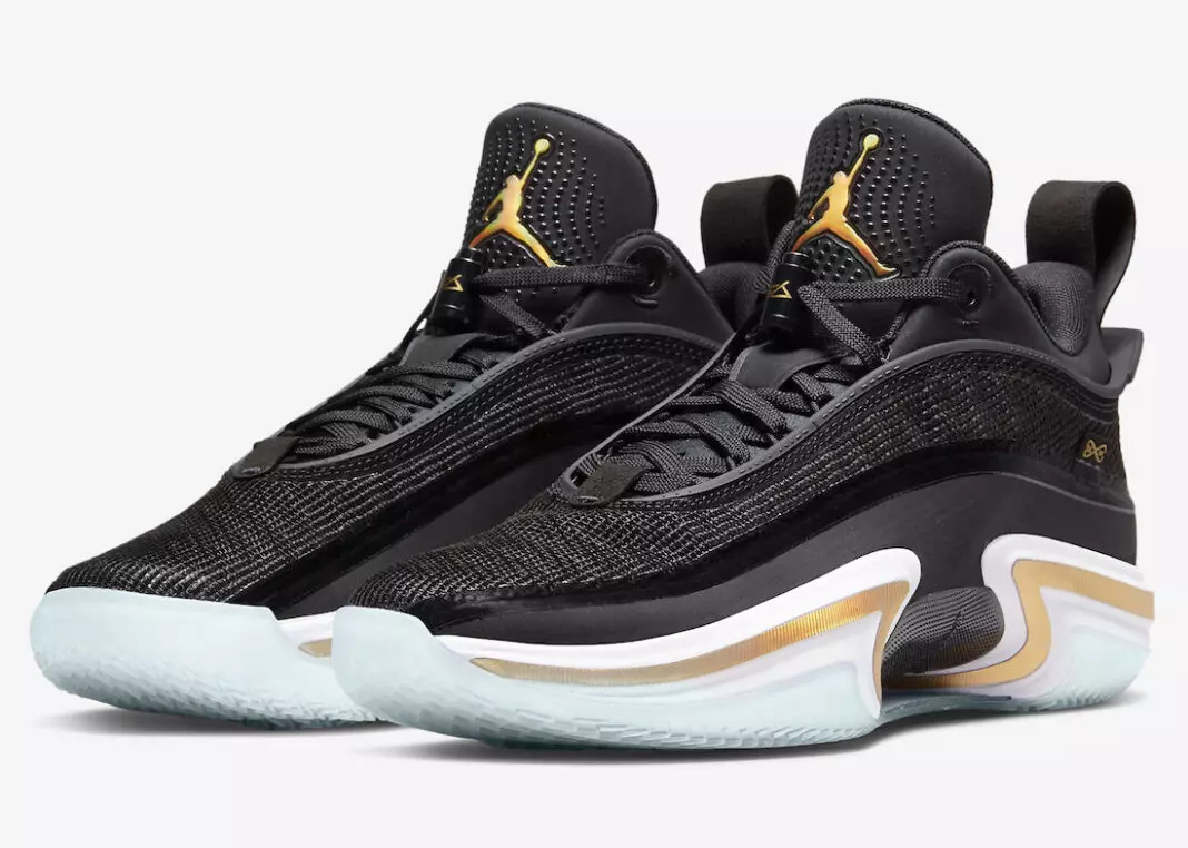 Air Jordan 36 Low Black Metallic Gold White DH0833-071 Tanggal Rilis